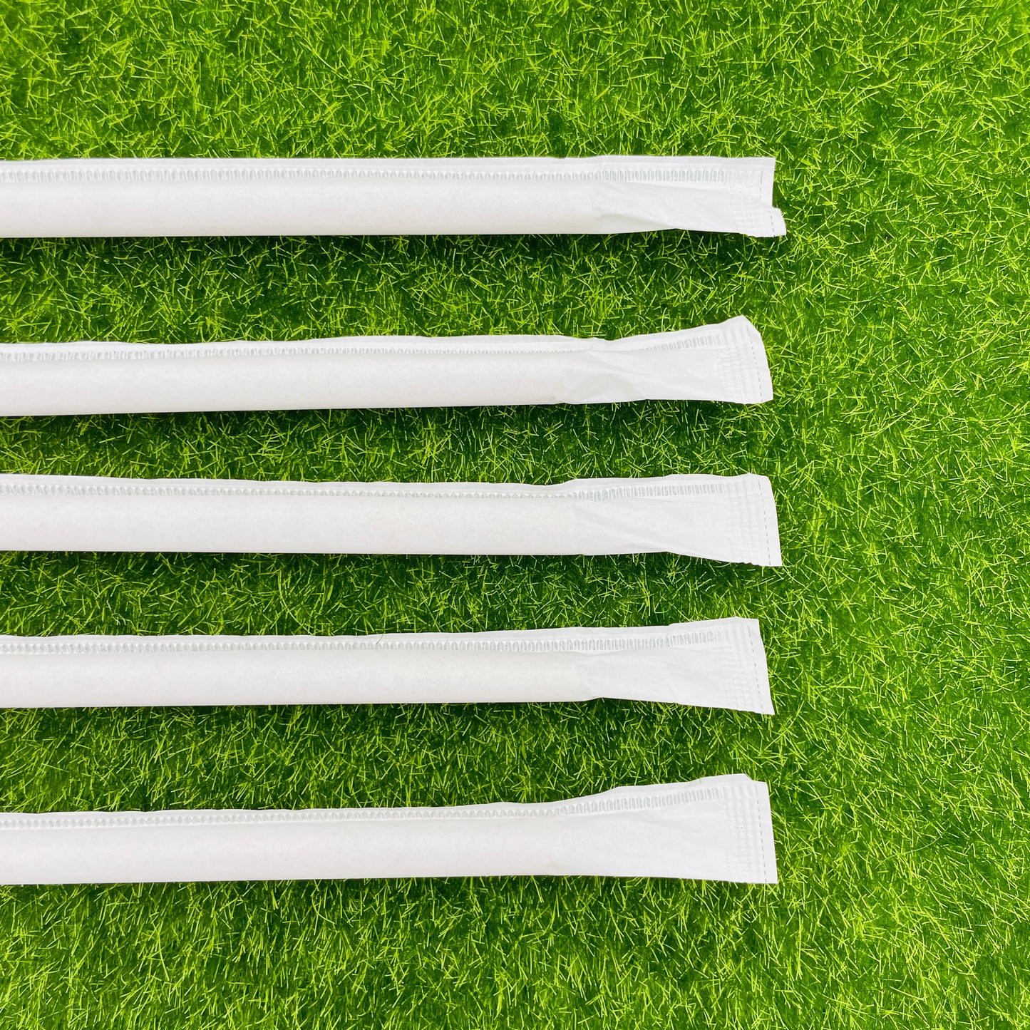 CORAL Bamboo Straws 12mm - 100% Compostable Plant-Based Bamboo Fiber, Durable, Eco Friendly, Biodegradable & Disposable, for Drinking