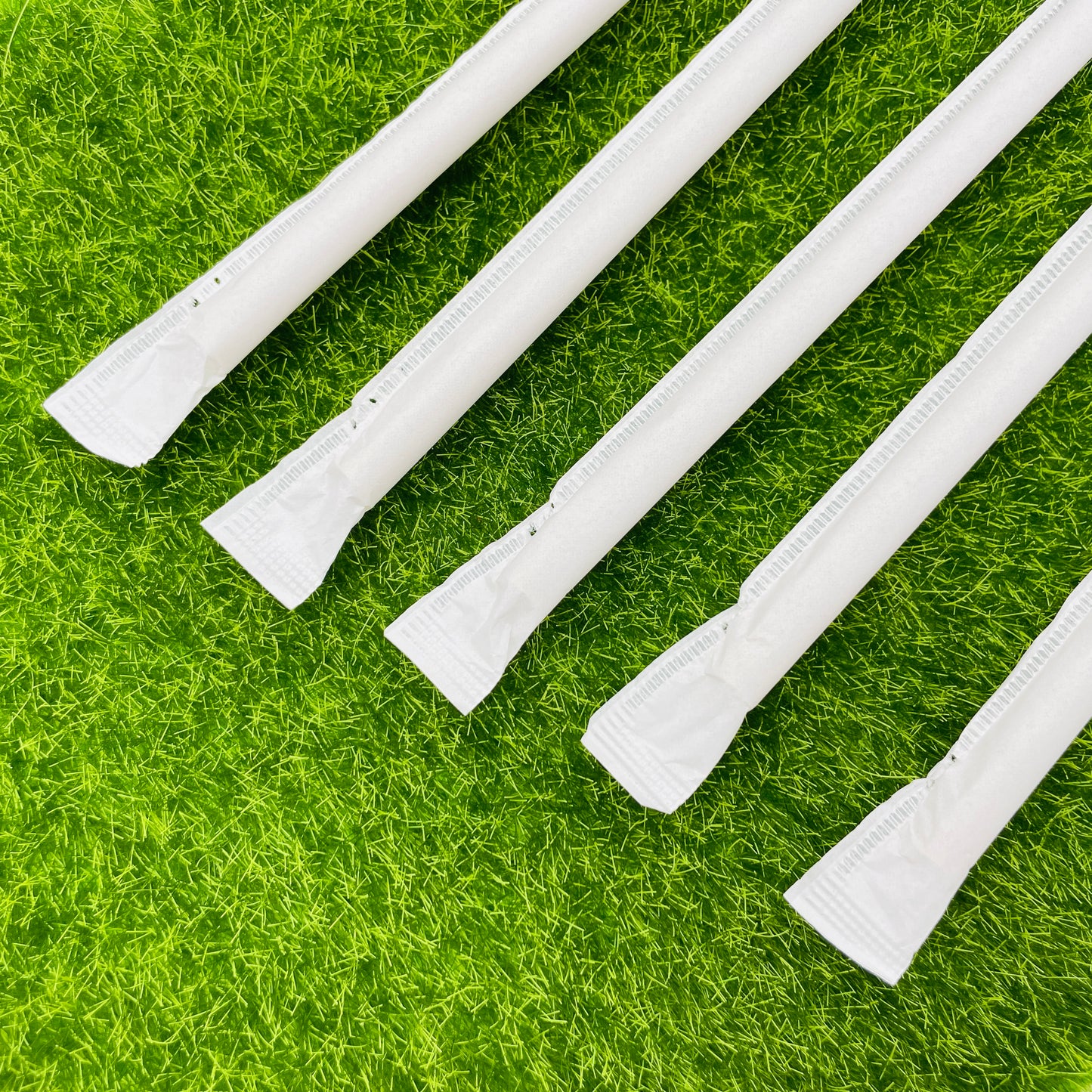 CORAL Bamboo Straws 6mm - 100% Compostable Plant-Based Bamboo Fiber, Durable, Eco Friendly, Biodegradable & Disposable, for Drinking