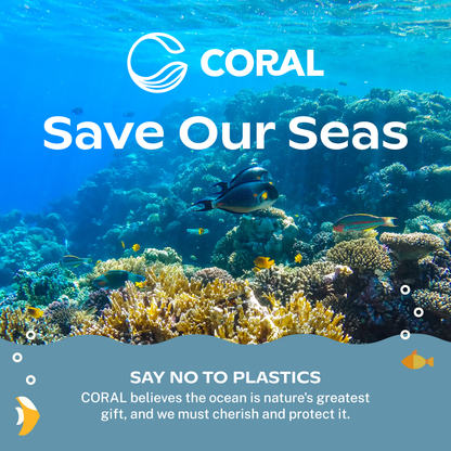 CORAL 100% Compostable Forks - 400 Heavy Duty Eco Forks (7.0 inch) - Break-Resistant with Smooth Edges, Eco-Friendly Alternative to Plastic Cutlery - Biodegradable & Disposable Forks for Parties