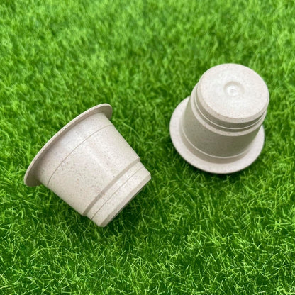 CHANYI Bamboo Coffee Capsules - 100% Compostable Plant-Based Bamboo Fiber, Durable, Eco Friendly, Biodegradable & Disposable