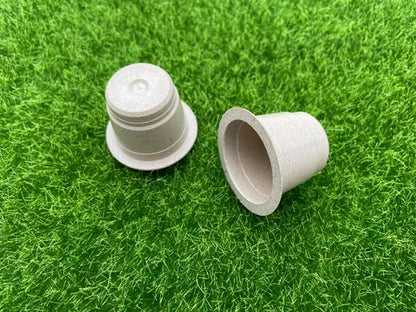 CHANYI Bamboo Coffee Capsules - 100% Compostable Plant-Based Bamboo Fiber, Durable, Eco Friendly, Biodegradable & Disposable